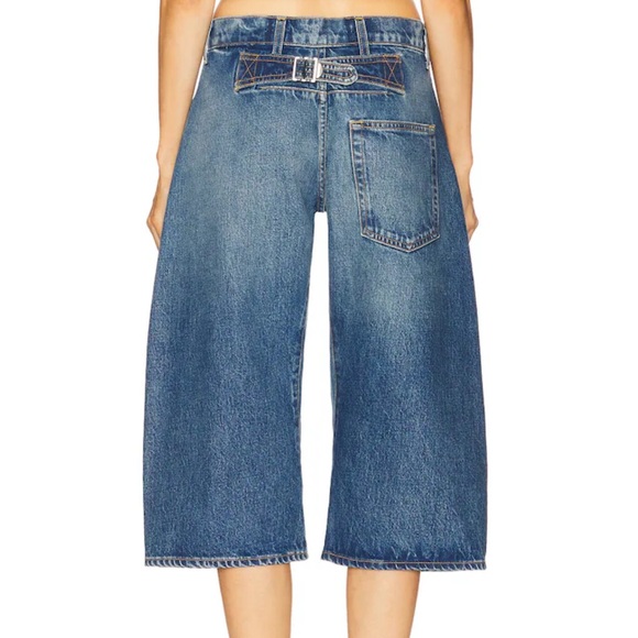 GRLFRND Noa Engineer Jorts Elysian Park Dr Blue Jean Shorts denim Revolve 28 - Picture 3 of 16